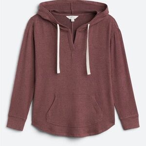 Market & Spruce Brushed Knit Hoodie
